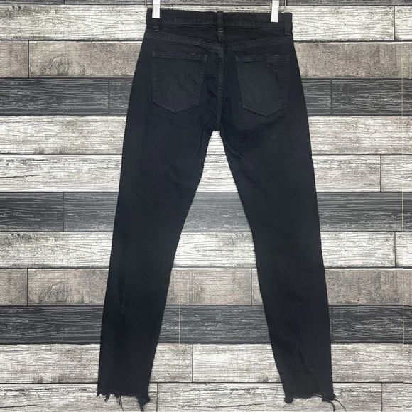 Pistola Womens Jeans Size 24 Black Distressed Skinny Ankle Length Stretch Fit 00 - Picture 2 of 11
